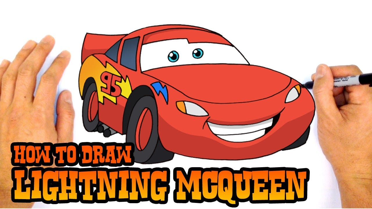 How to Draw Lightning McQueen | Cars - C4K ACADEMY